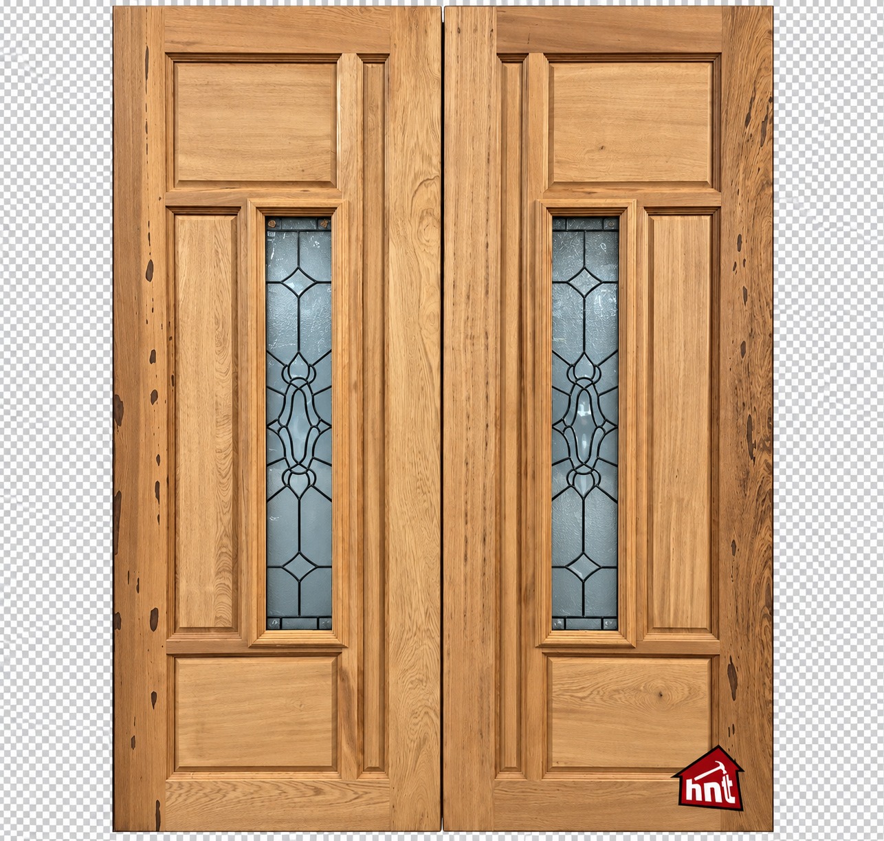 zwart glas in lood